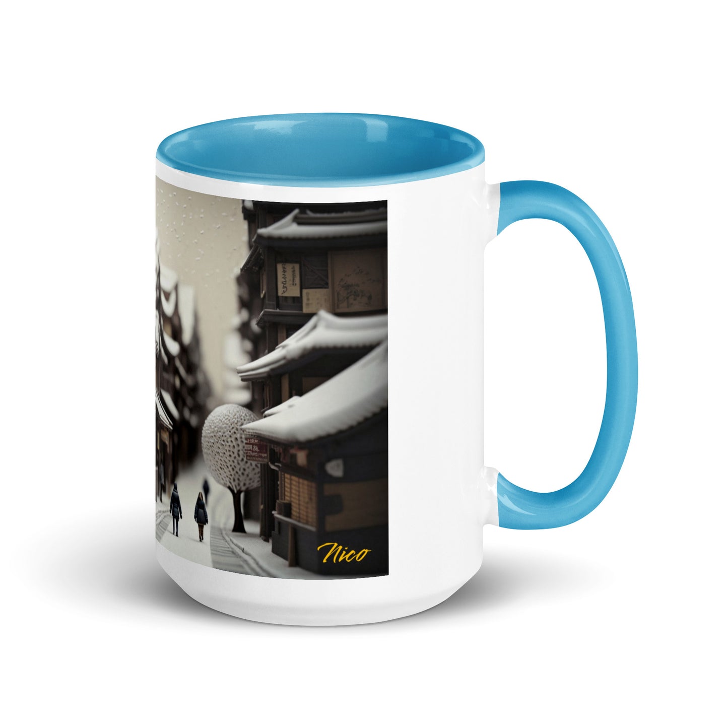 Asian Snow Series Print #7 - Mug with Color Inside