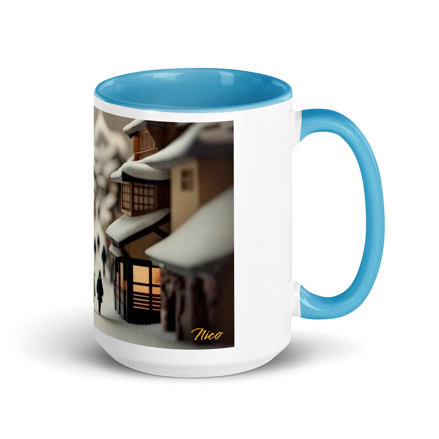 Asian Snow Series Print #6 - Mug with Color Inside