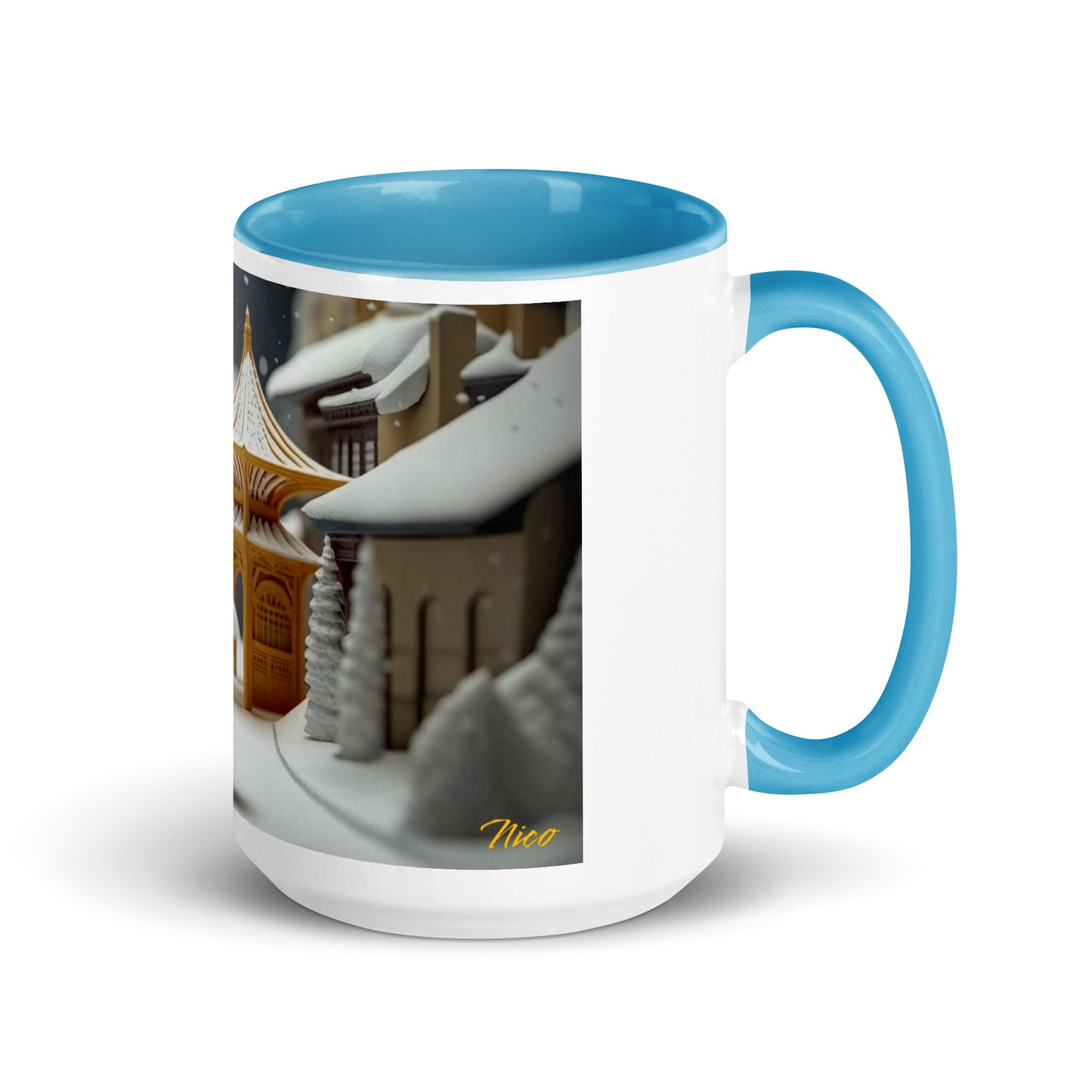 Asian Snow Series Print #5 - Mug with Color Inside