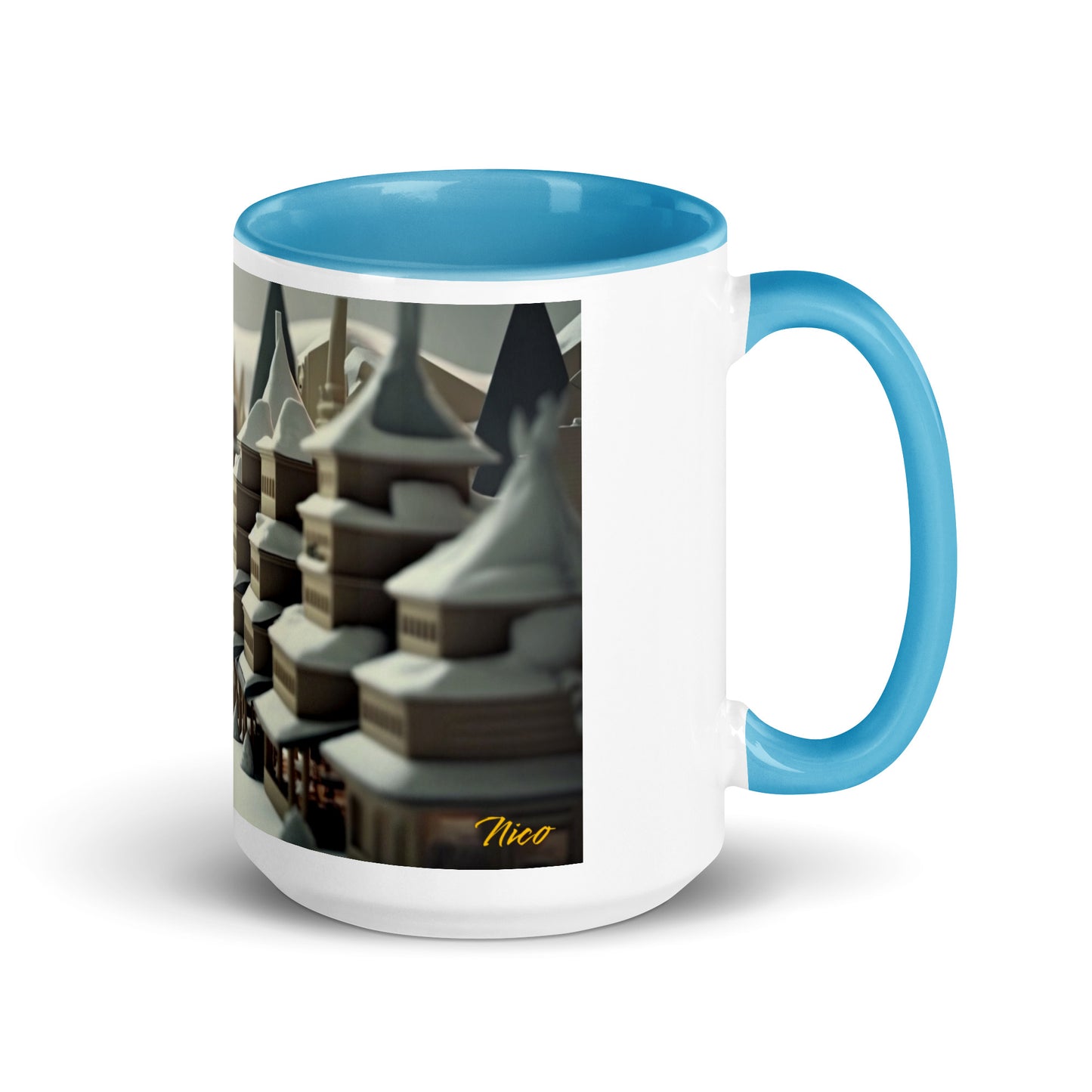 Asian Snow Series Print #1 - Mug with Color Inside