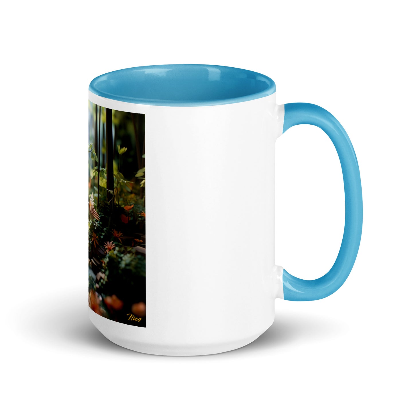 Relaxing By The Brook Series Print #6 - Mug with Color Inside