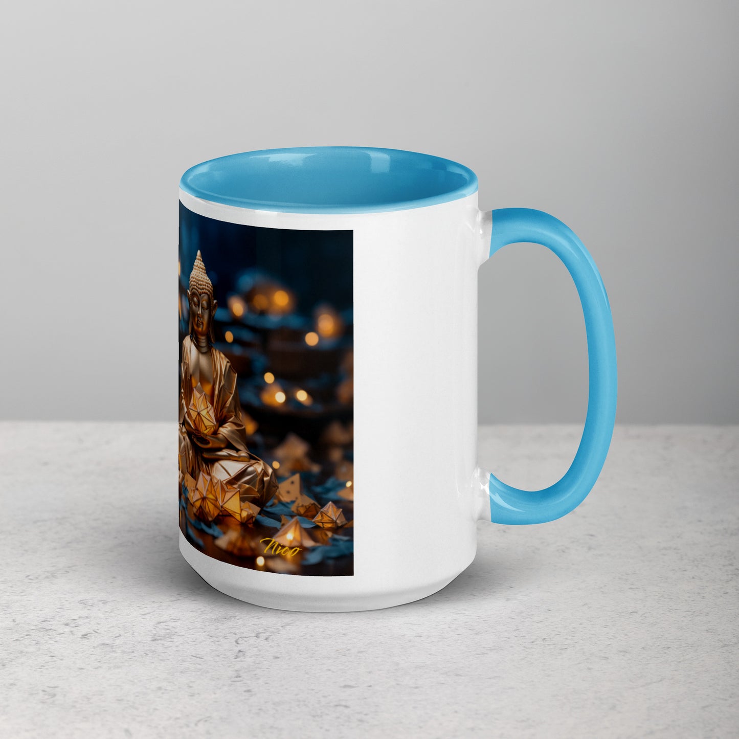 Ascending Buddha Series Print #9 - Mug with Color Inside