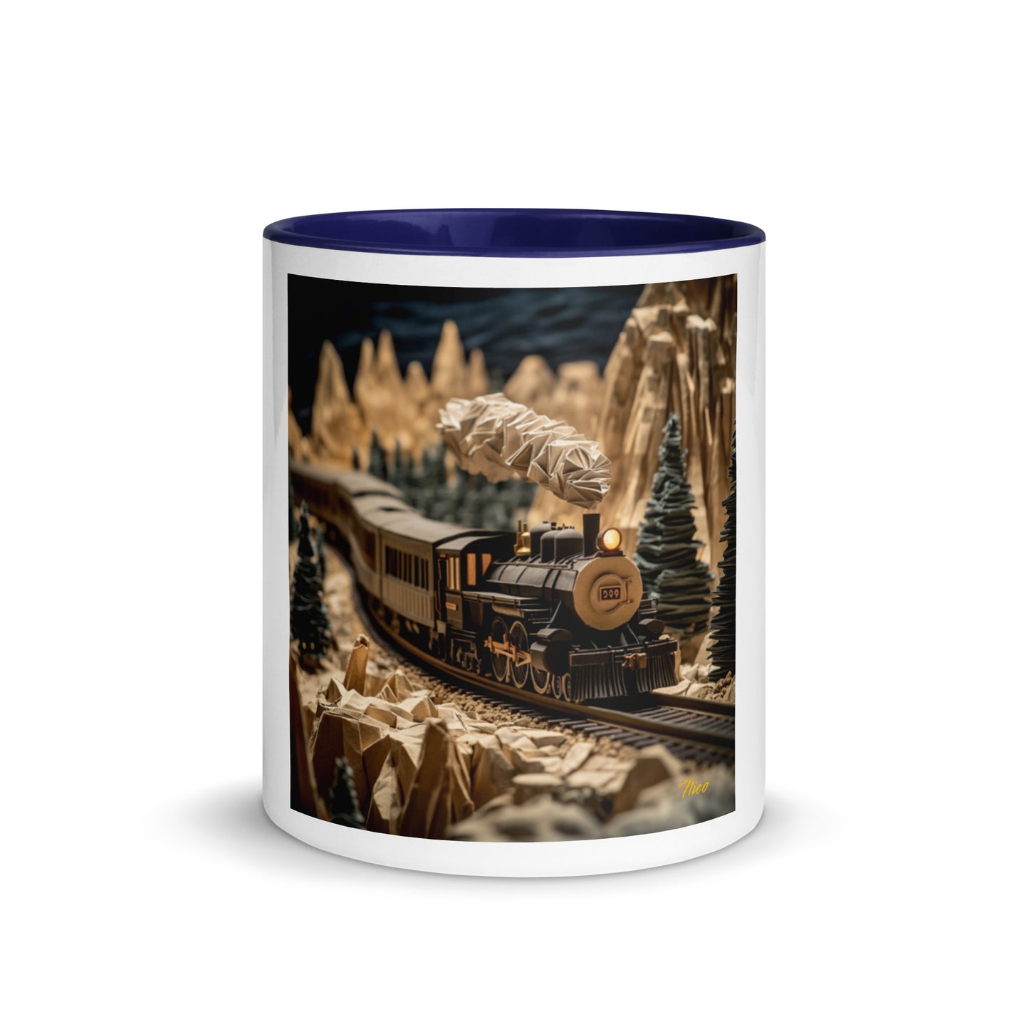 Orient Express Series Print #1Mug with Color Inside