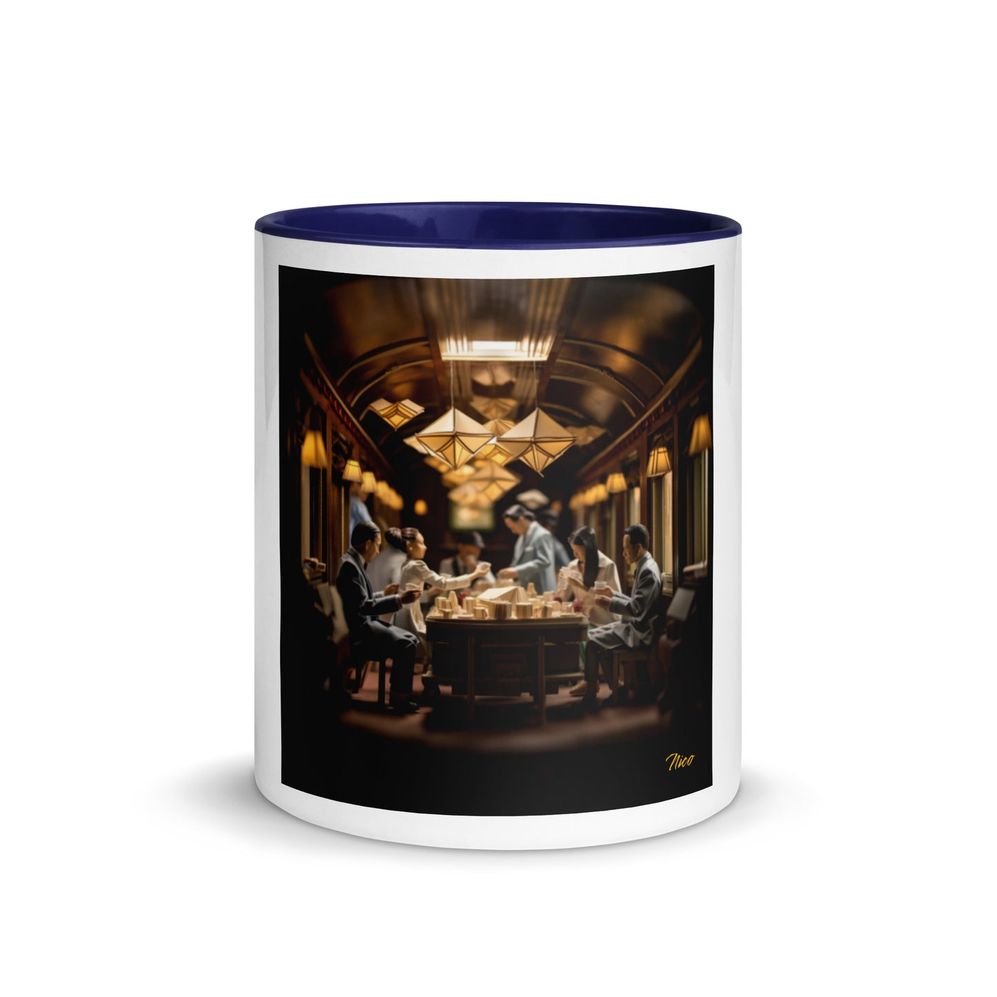 Orient Express Series Print #6 Mug with Color Inside