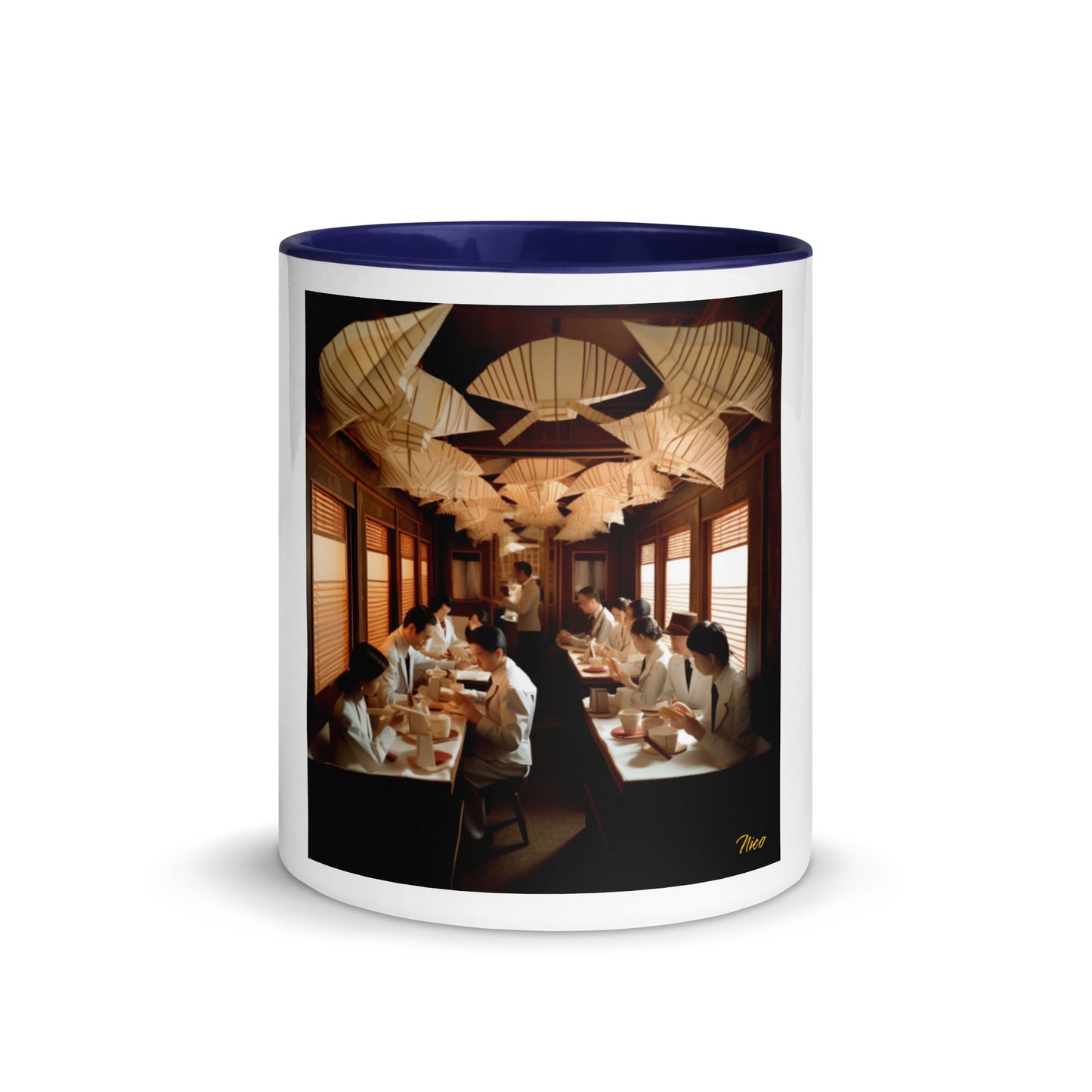 Orient Express Series Print #4 Mug with Color Inside