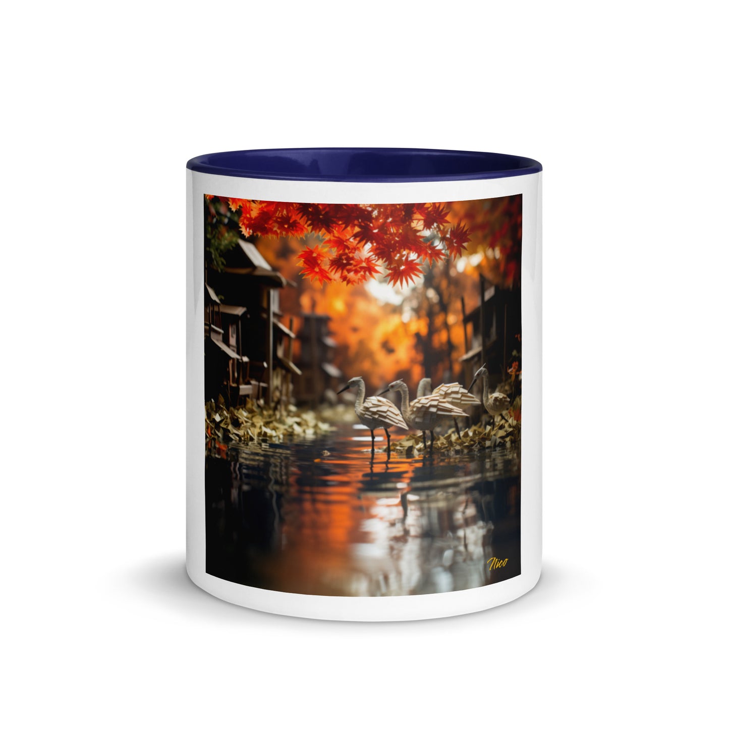 Born On A Bayou Print #8 Mug with Color Inside