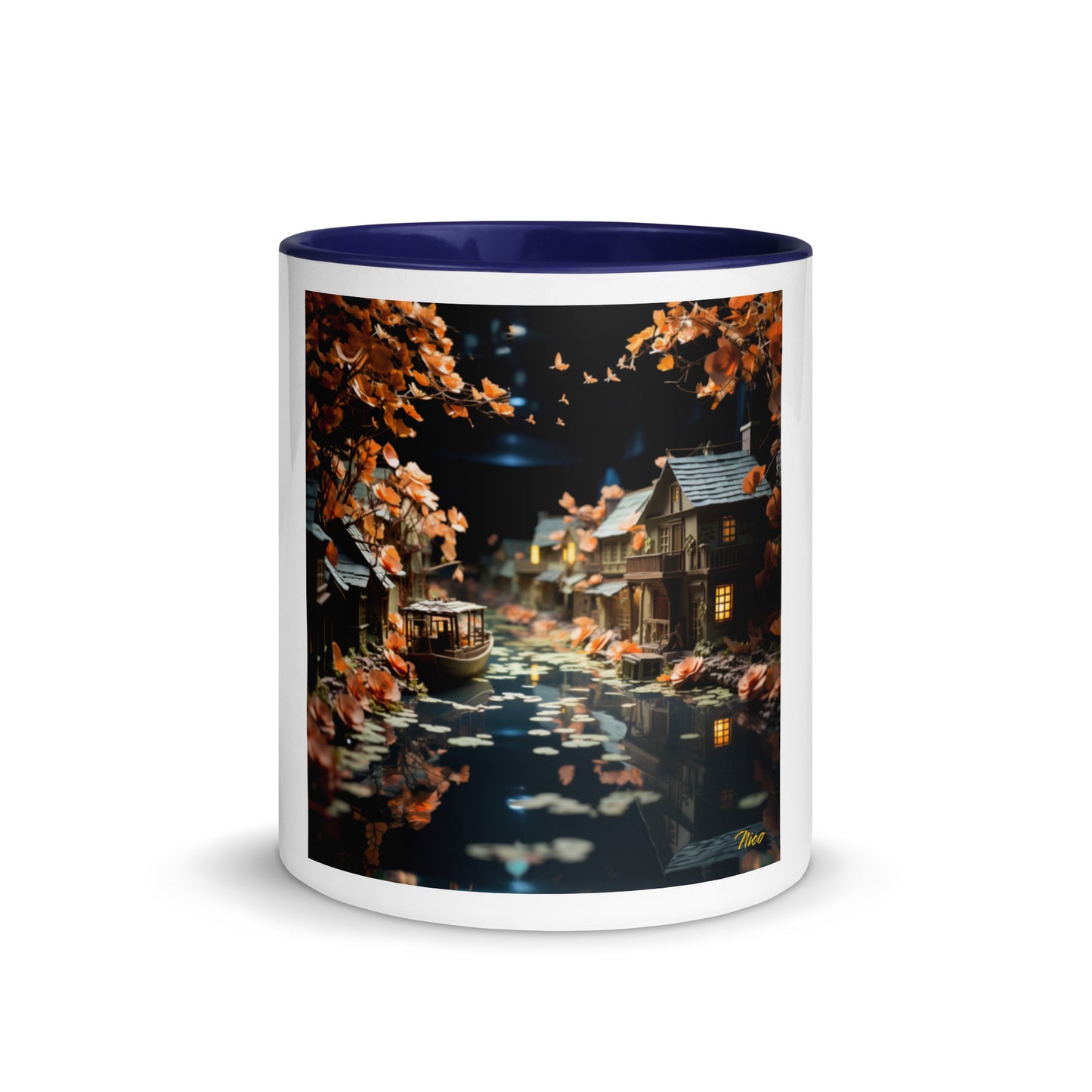 Born On A Bayou Print #7 Mug with Color Inside