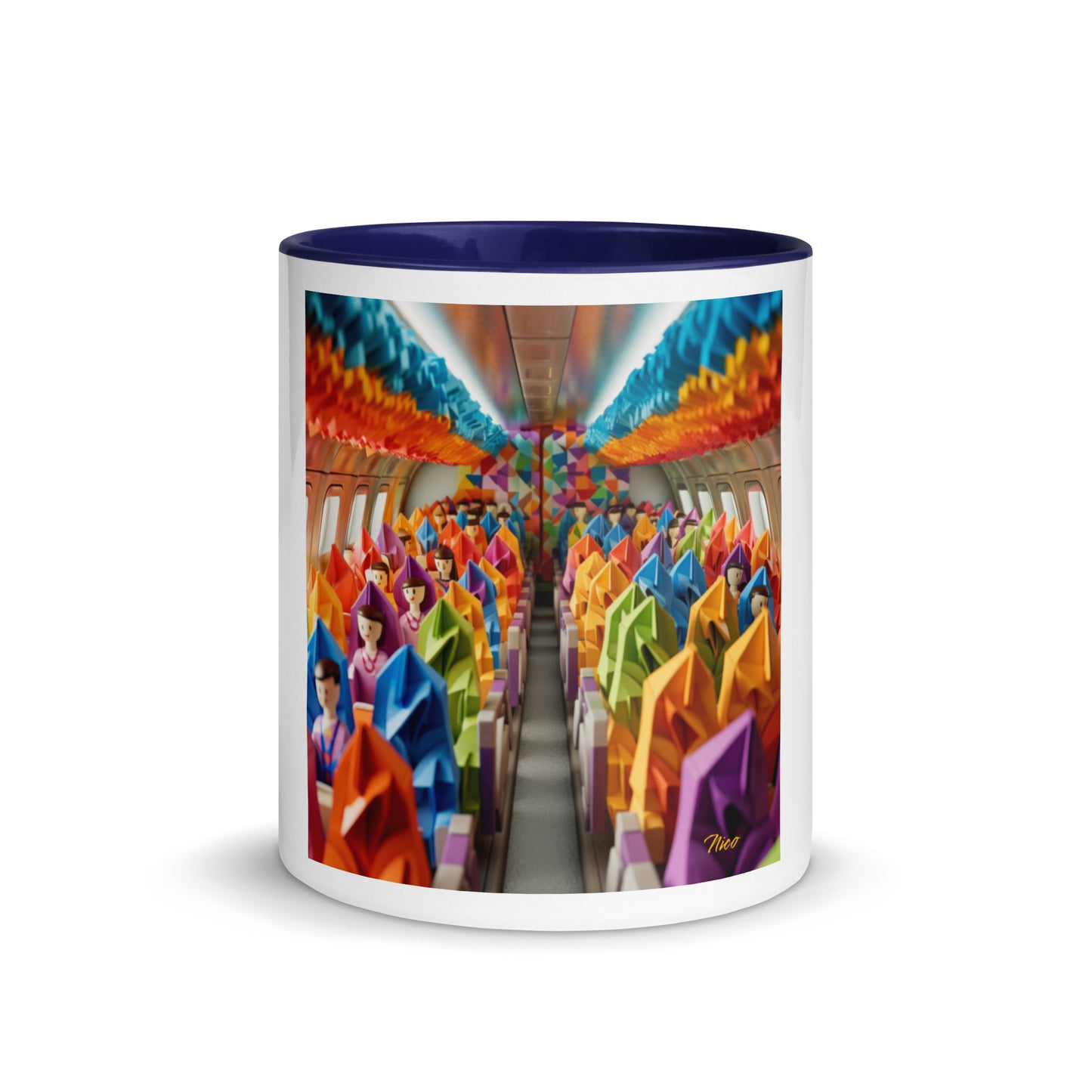 Frequent Flyer Miles Series Print #8 Mug with Color Inside