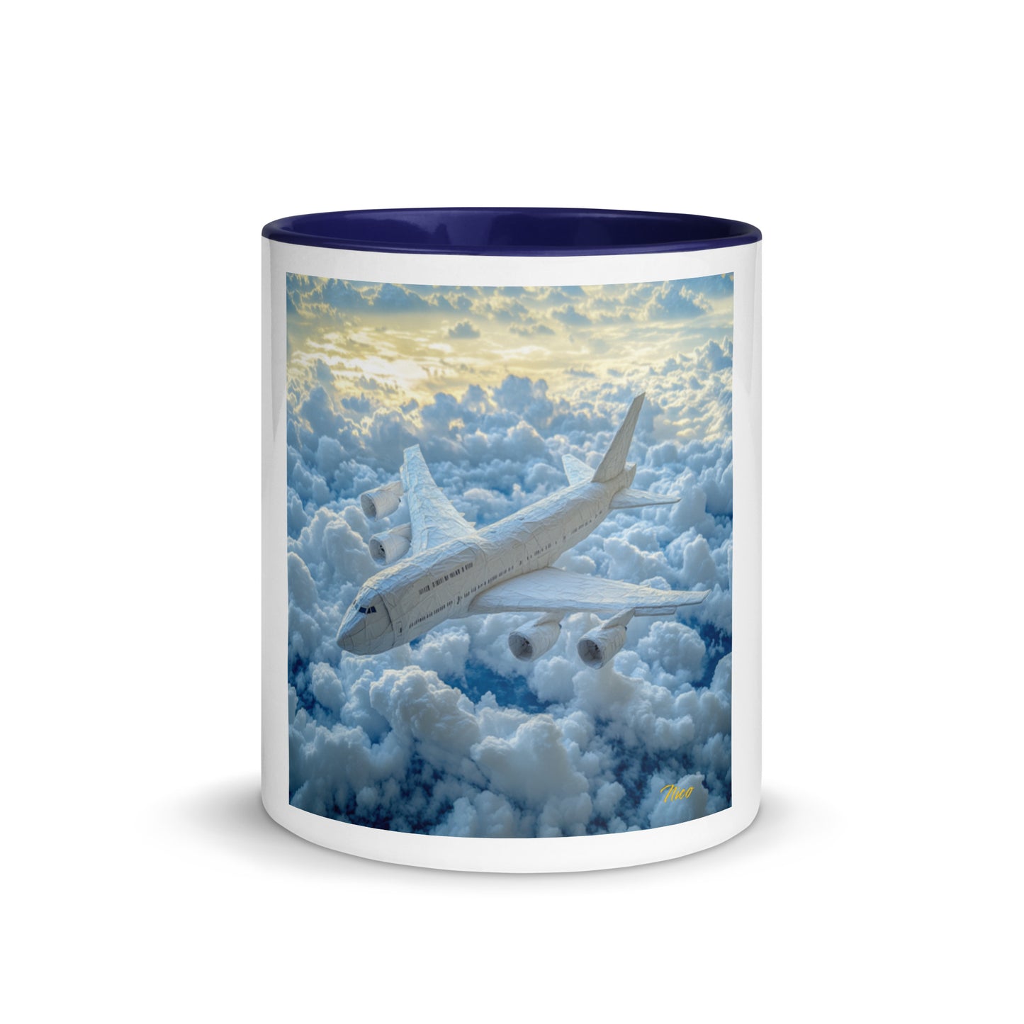 Frequent Flyer Miles Series Print #10 Mug with Color Inside