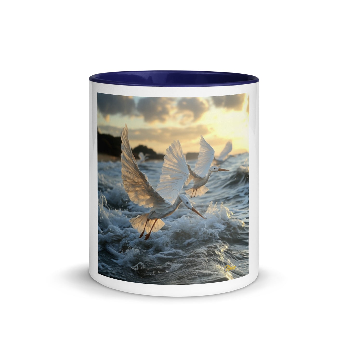 By The Seaside Series Print #10 - Mug with Color Inside