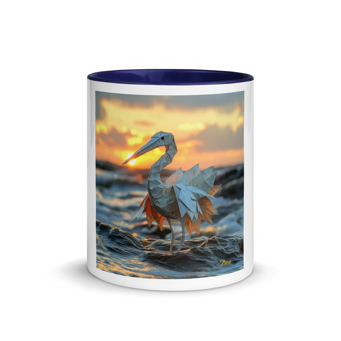 By The Seaside Series Print #1 - Mug with Color Inside