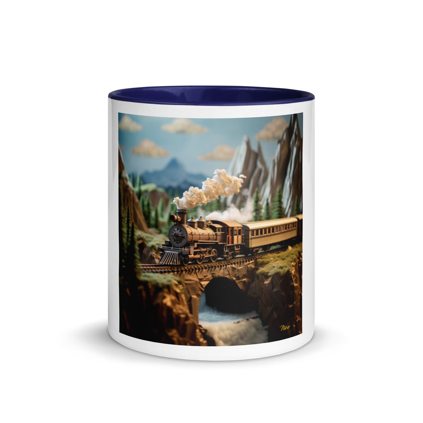 Orient Express Series Print #5 - Mug with Color Inside