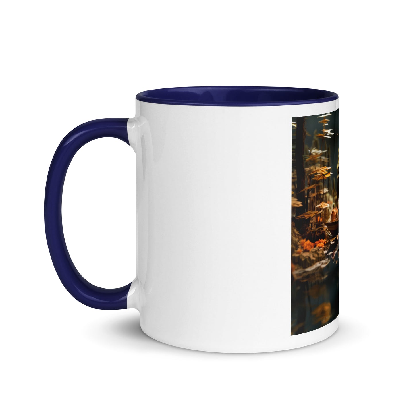 Born On A Bayou Print #10 Mug with Color Inside