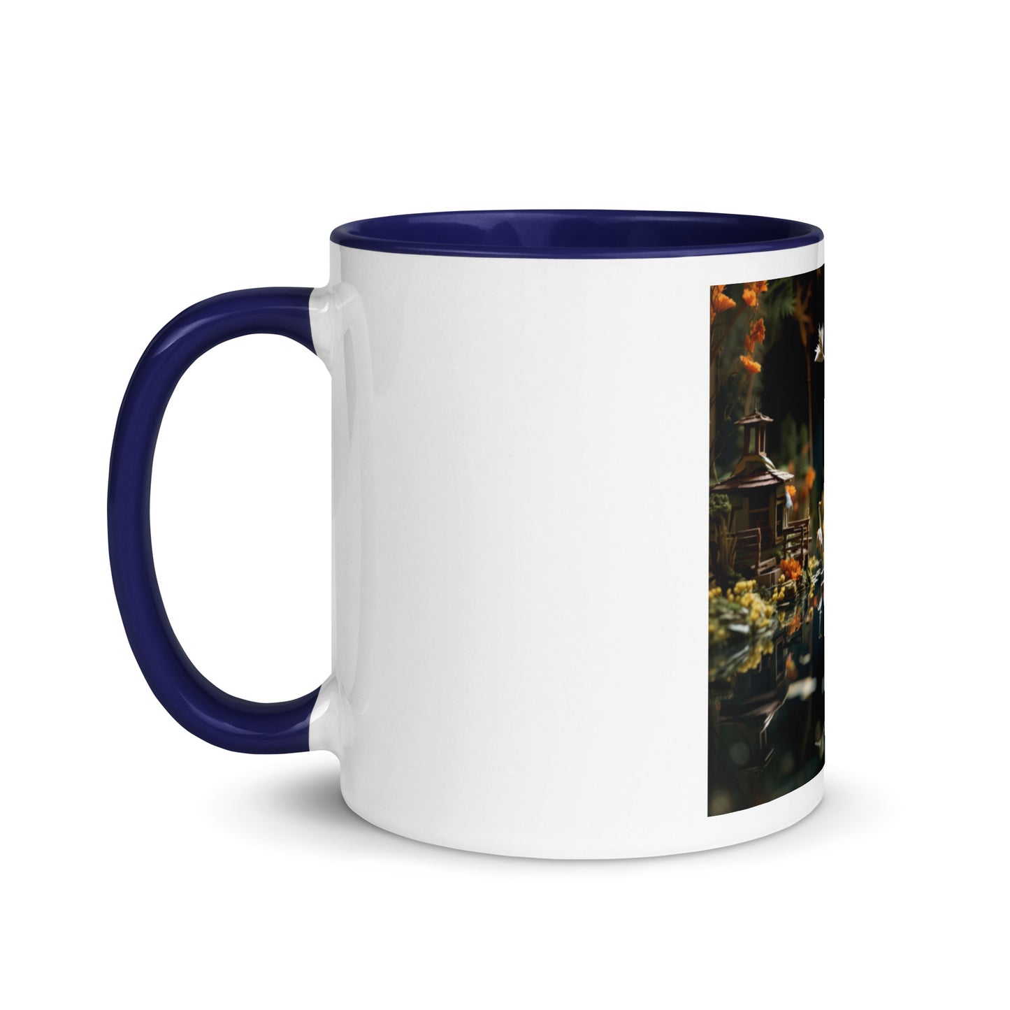 Born On A Bayou Print #6 Mug with Color Inside