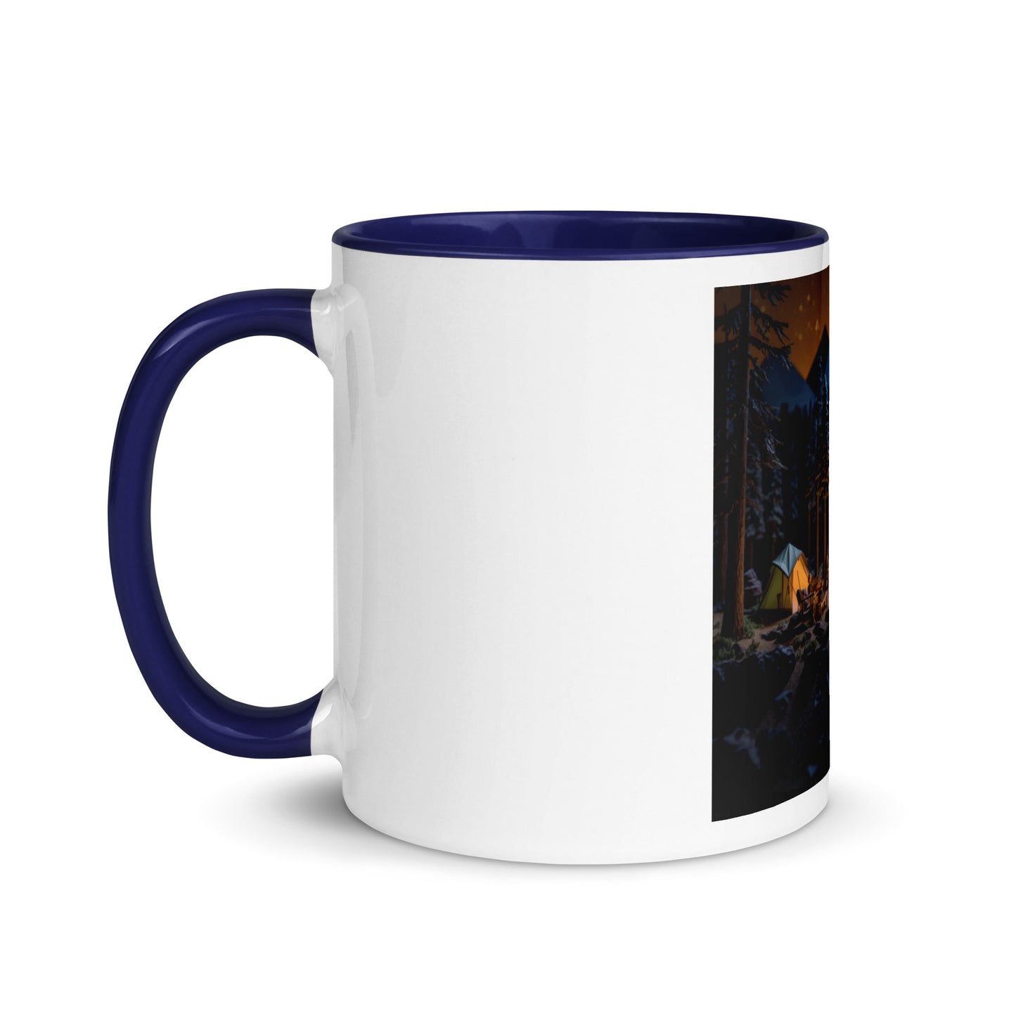 Under The Starry Skies Series Print #1 Mug with Color Inside