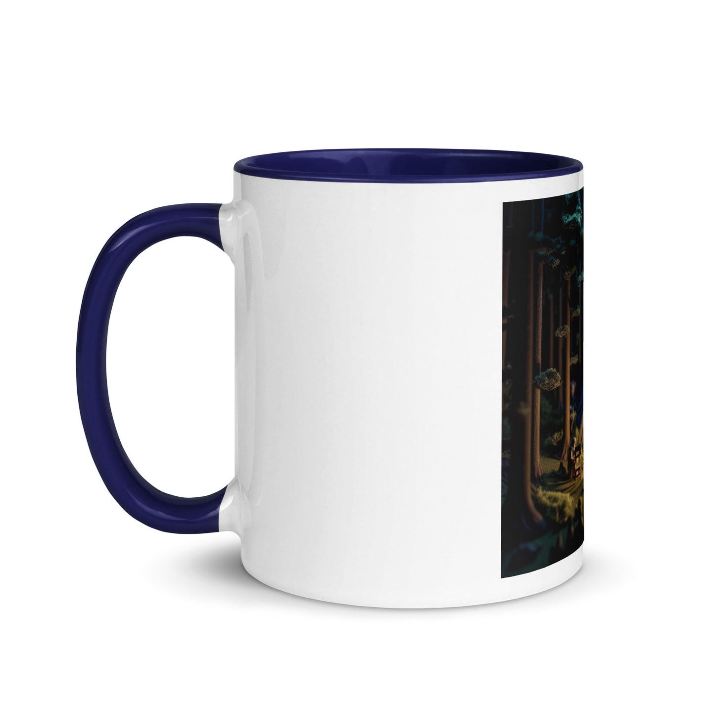 Under The Starry Skies Series Print #6 Mug with Color Inside