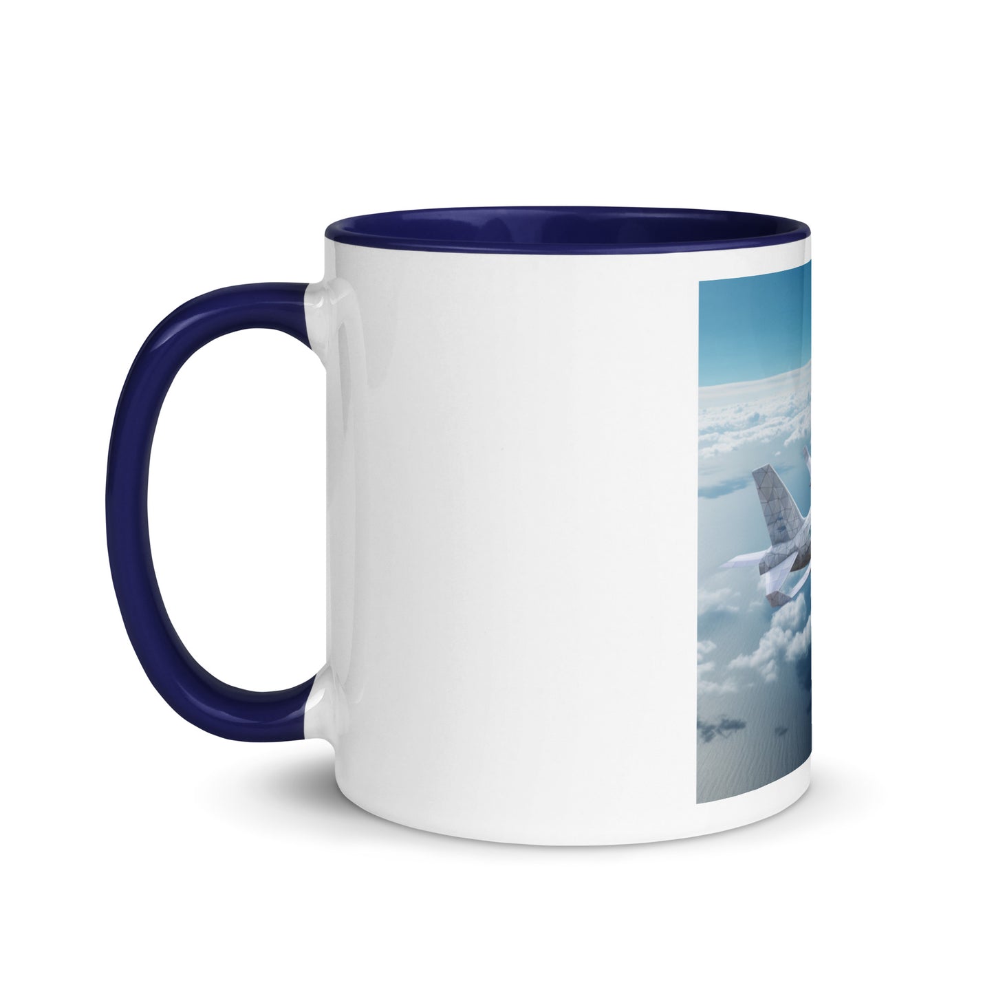 Frequent Flyer Miles Series Print #3 Mug with Color Inside