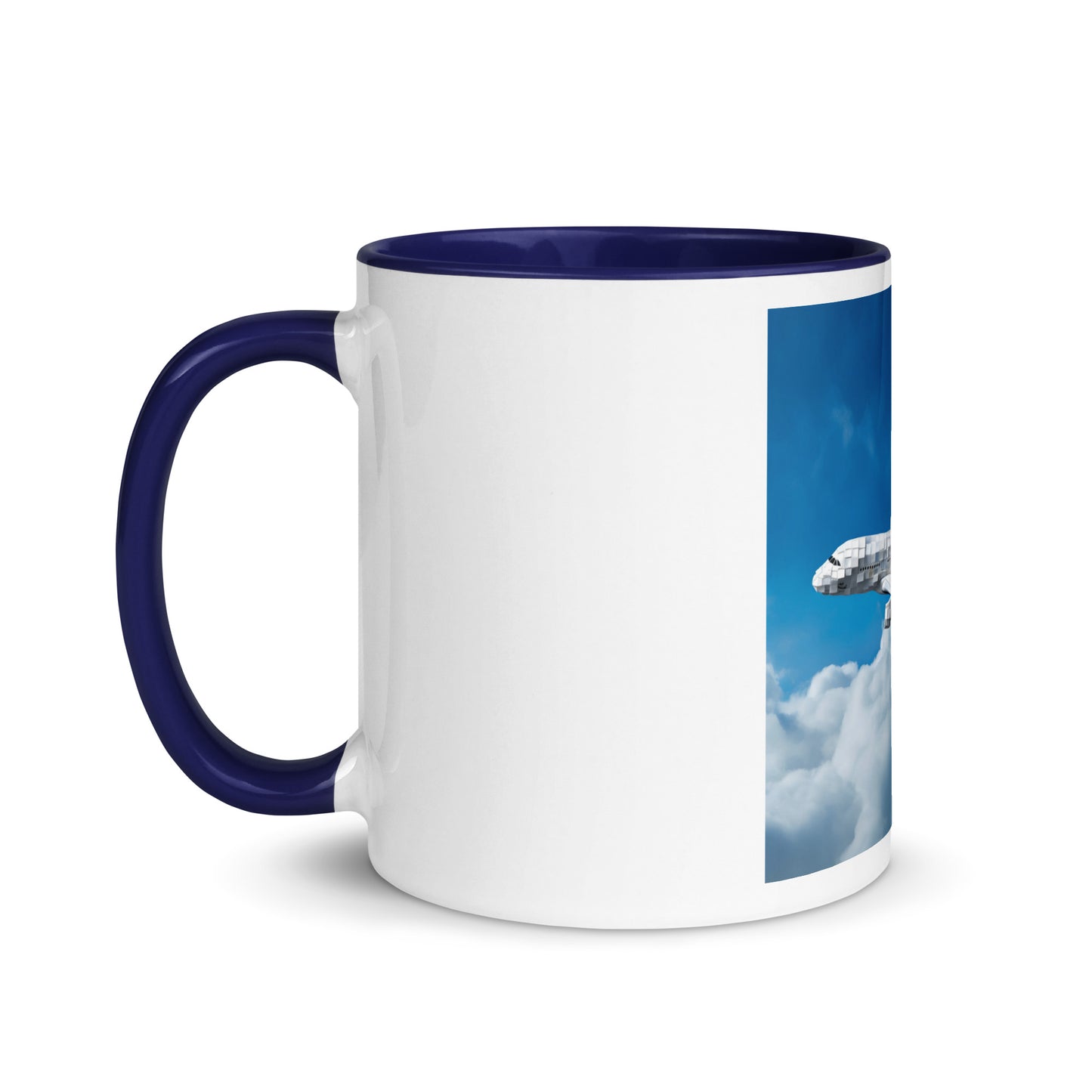 Frequent Flyer Miles Series Print #5 Mug with Color Inside