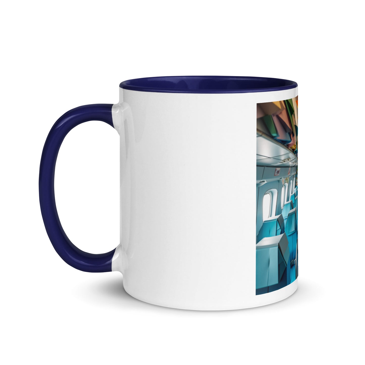 Frequent Flyer Miles Series Print #6 Mug with Color Inside