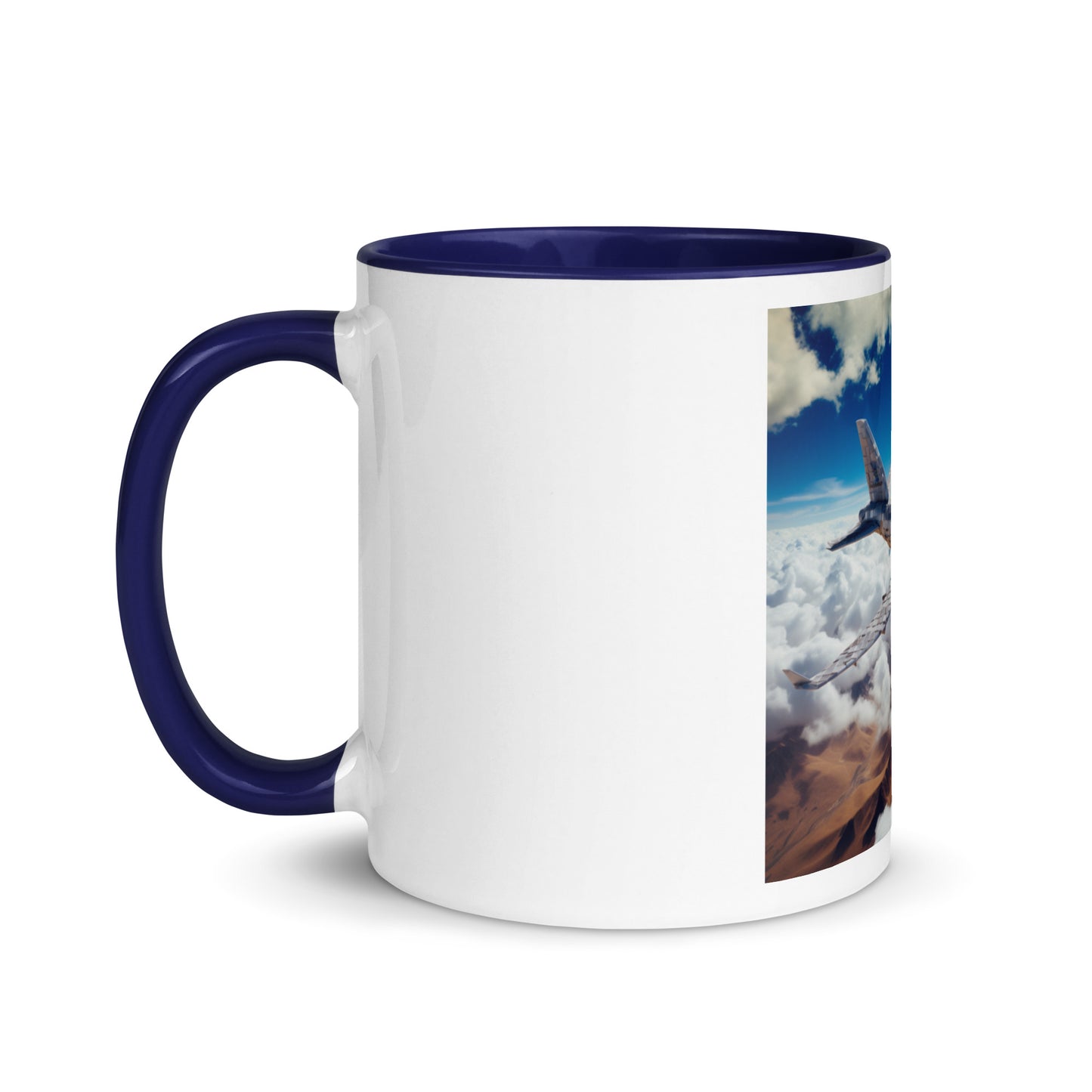 Frequent Flyer Miles Series Print #9 Mug with Color Inside