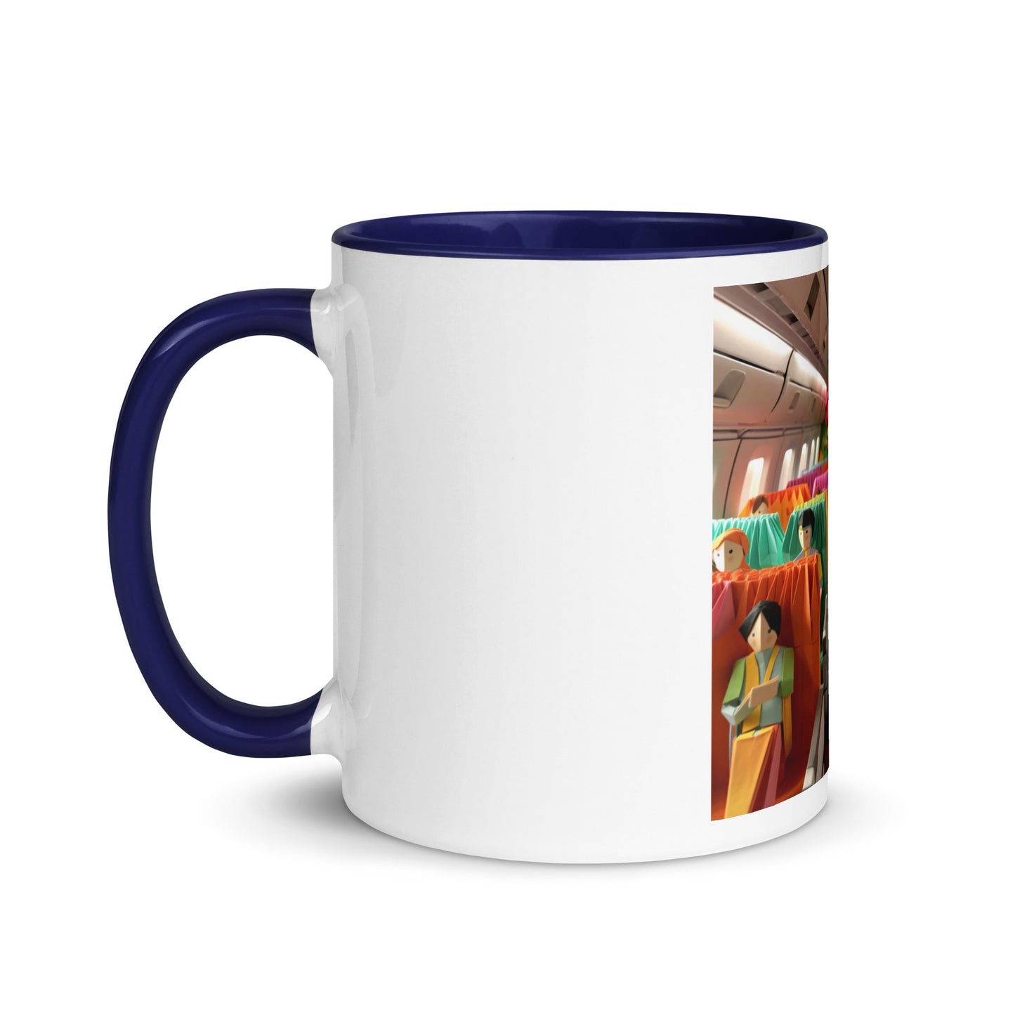 Frequent Flyer Miles Series Print #2 Mug with Color Inside