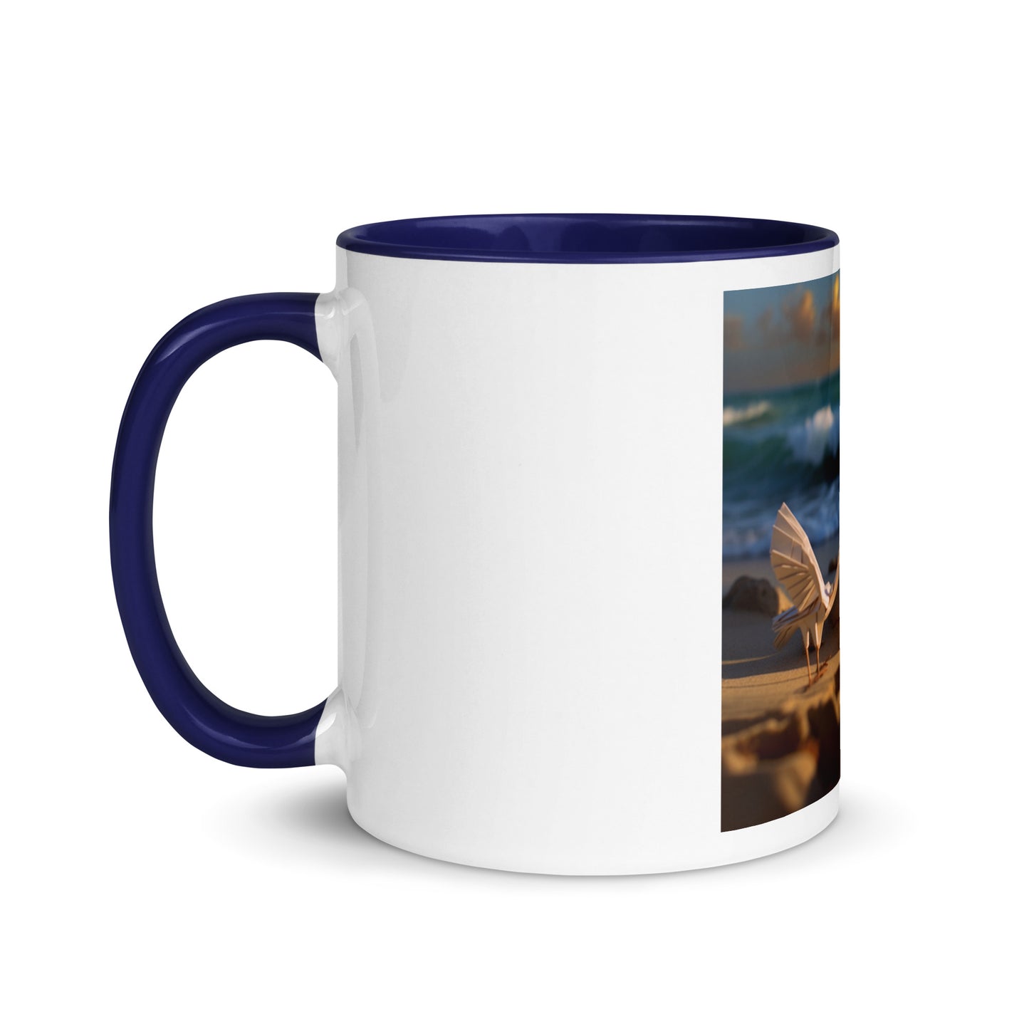 By The Seaside Series Print #3 - Mug with Color Inside