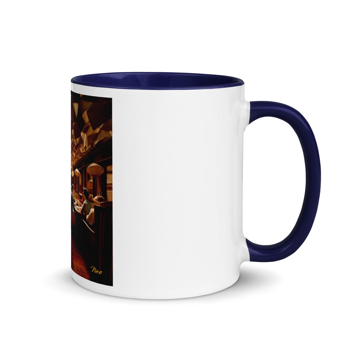 Oriient Express Series Print #2 Mug with Color Inside