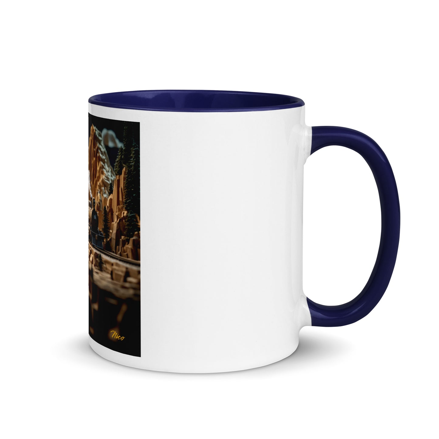 Orient Express Series Print #9 Mug with Color Inside