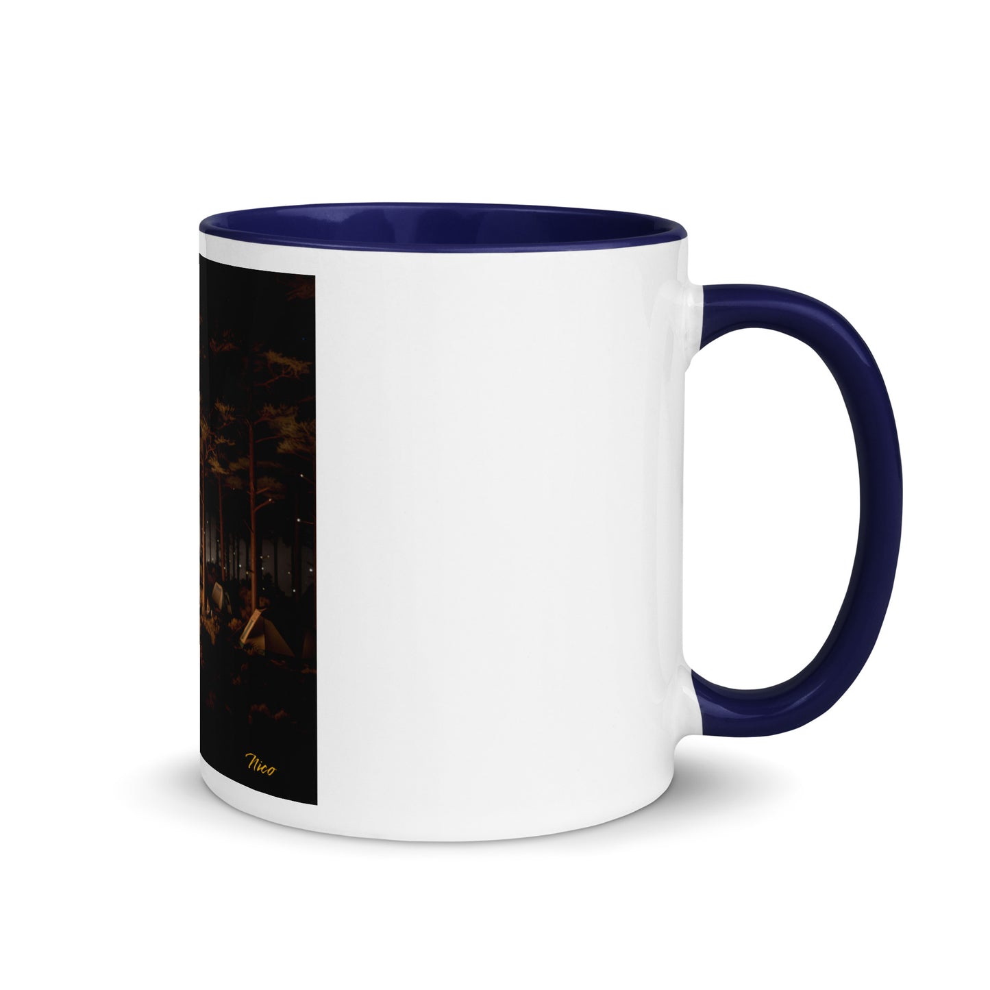 Under The Starry Skies Series Print #9 Mug with Color Inside