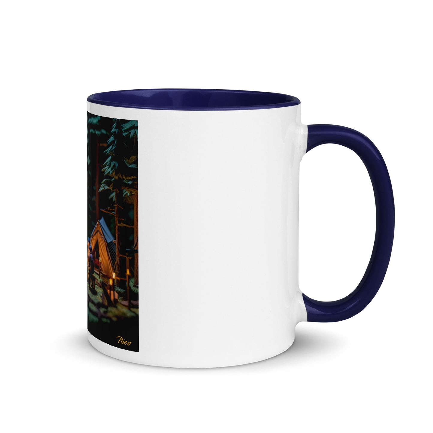 Under The Starry Skies Series Print #10 Mug with Color Inside