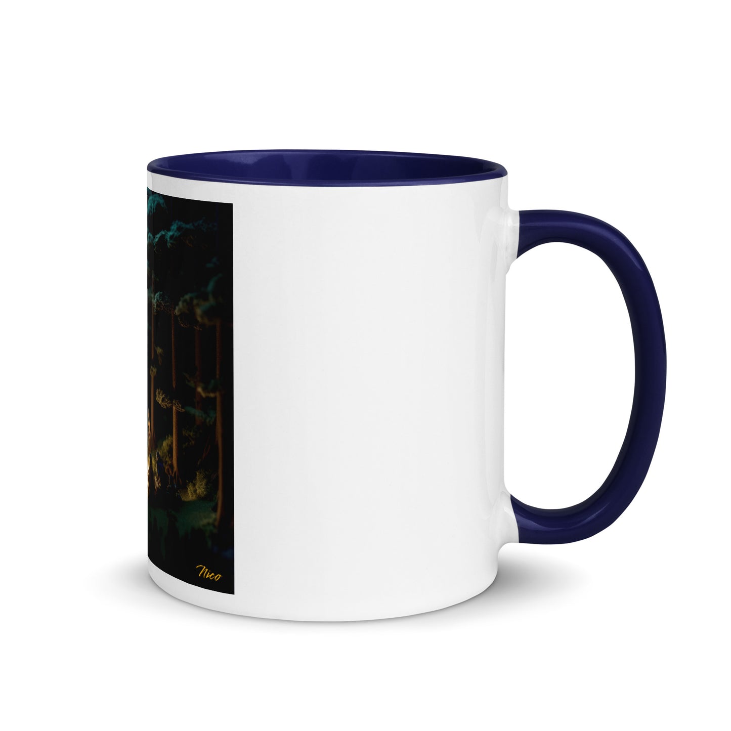 Under The Starry Skies Series Print #6 Mug with Color Inside