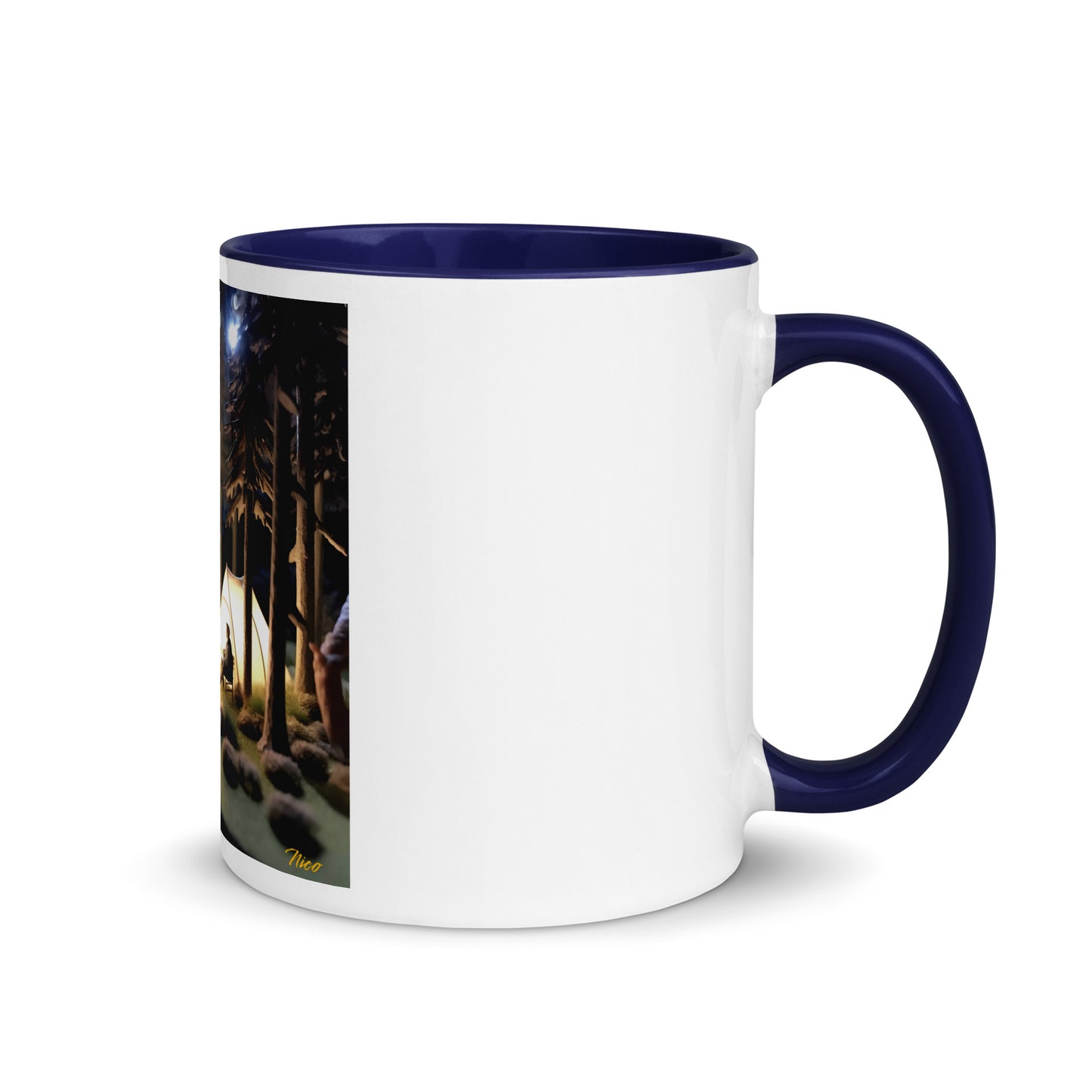 Under The Starry Skies Series Print #7 Mug with Color Inside