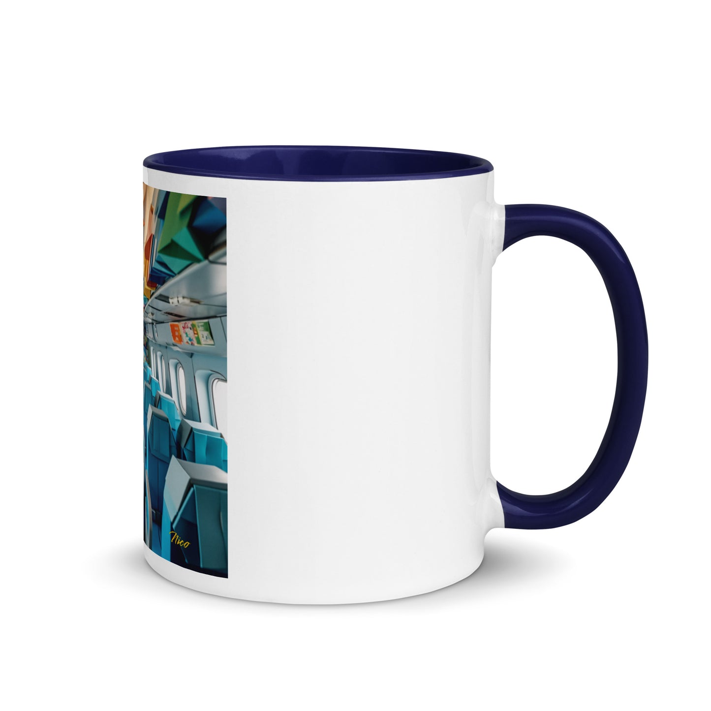 Frequent Flyer Miles Series Print #6 Mug with Color Inside