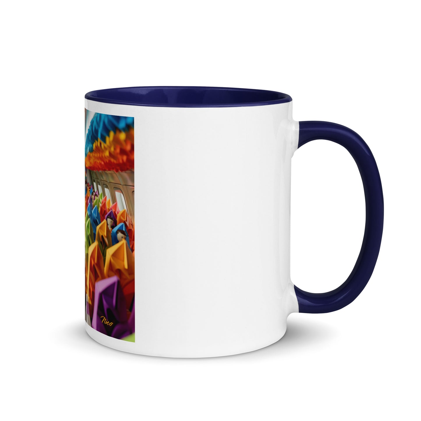 Frequent Flyer Miles Series Print #8 Mug with Color Inside