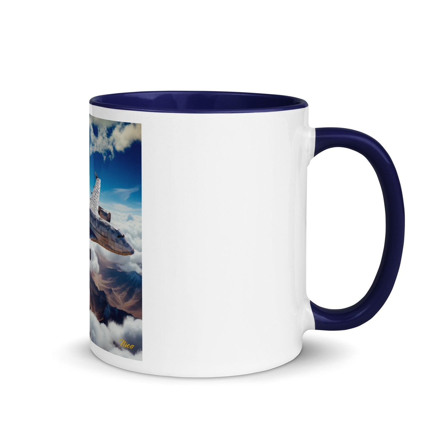 Frequent Flyer Miles Series Print #9 Mug with Color Inside