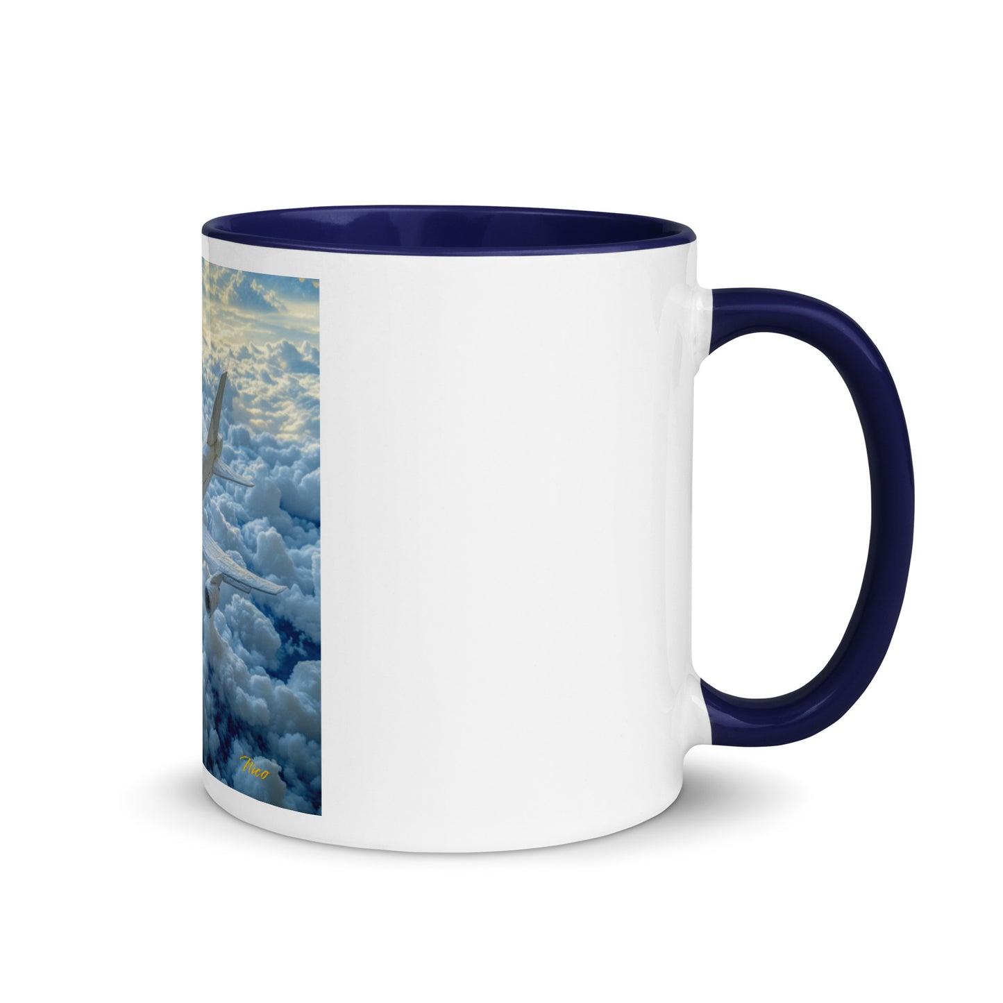 Frequent Flyer Miles Series Print #10 Mug with Color Inside