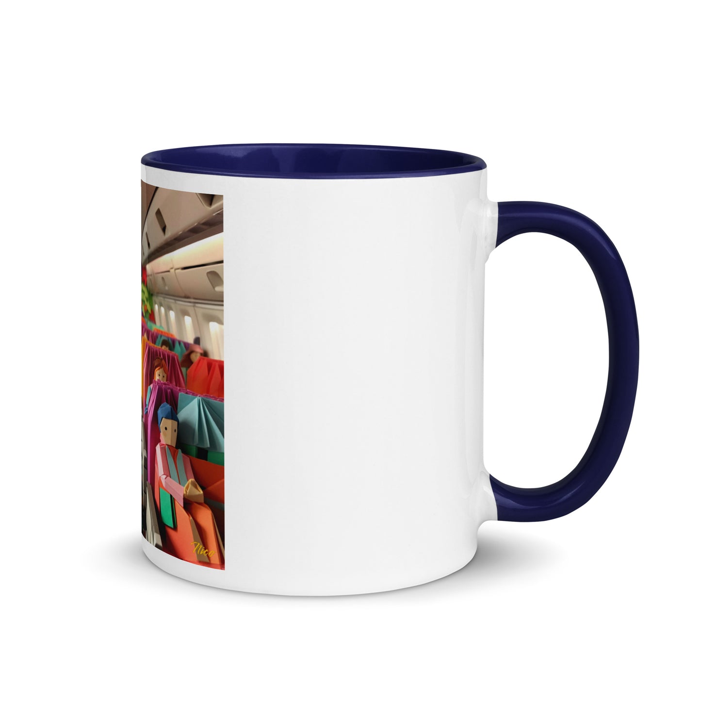 Frequent Flyer Miles Series Print #2 Mug with Color Inside