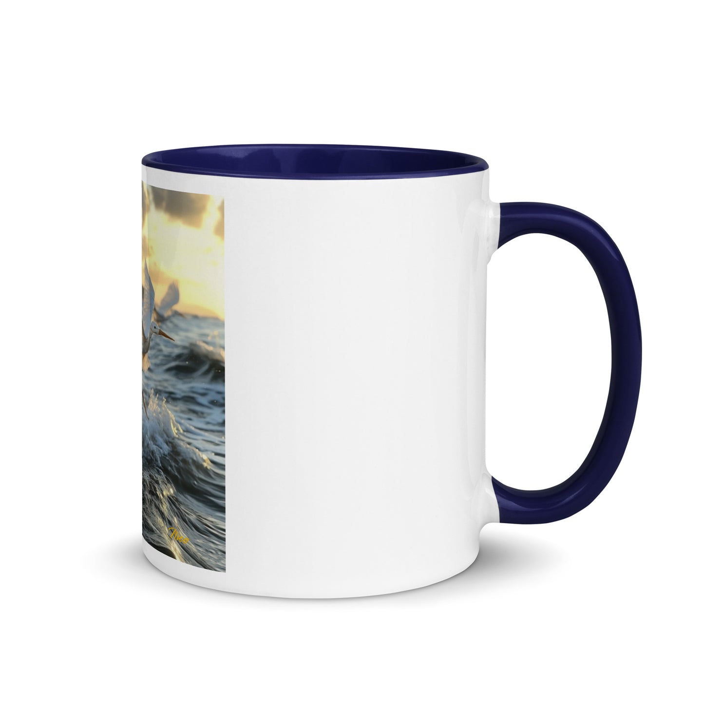 By The Seaside Series Print #10 - Mug with Color Inside