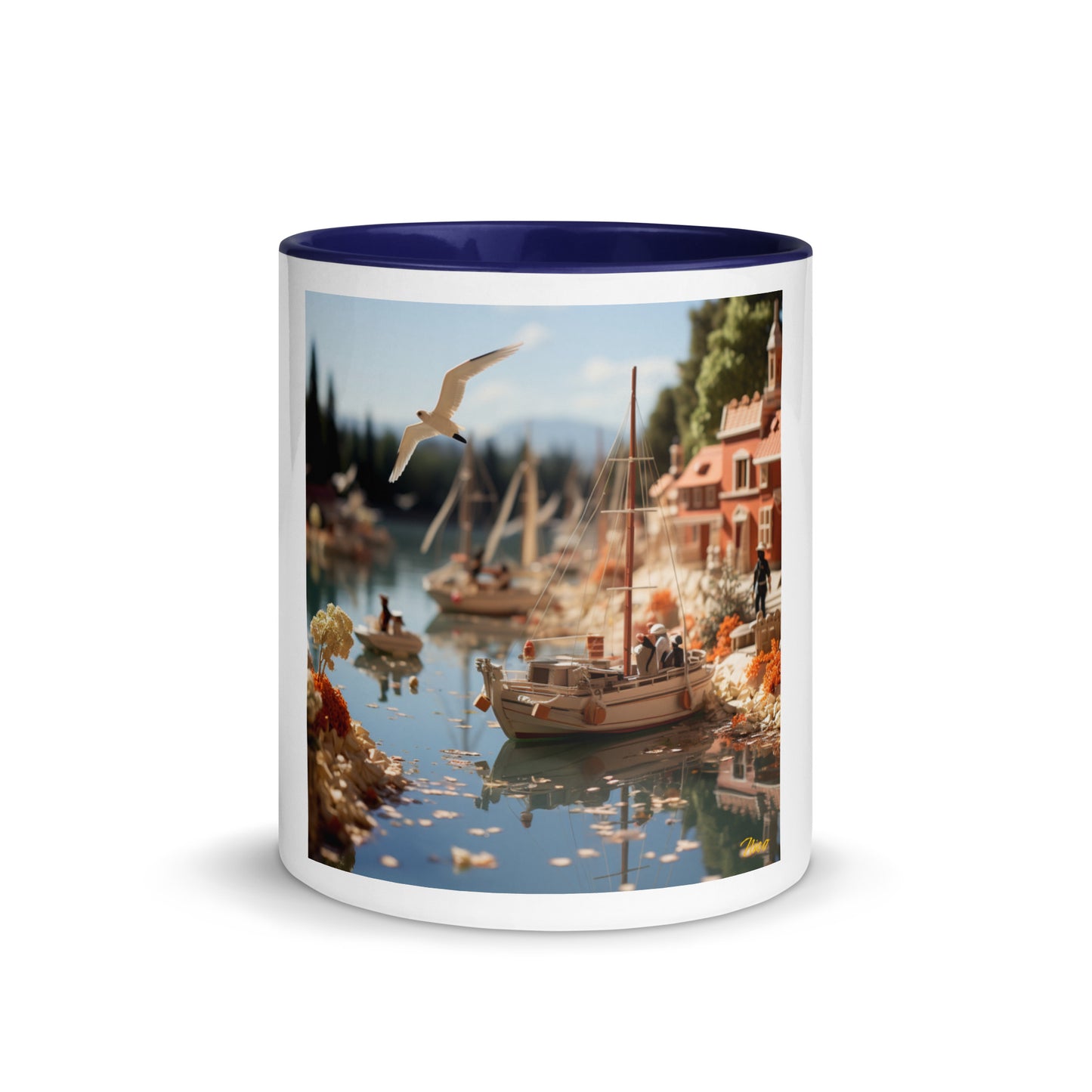 On The Docks By The Bay Series Print #6 - Mug with Color Inside