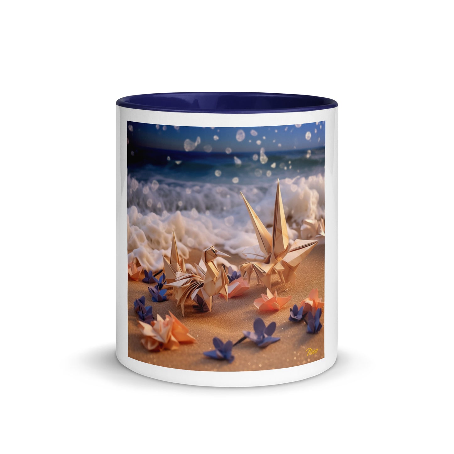 By The Seaside Series Print #10 - Mug with Color Inside