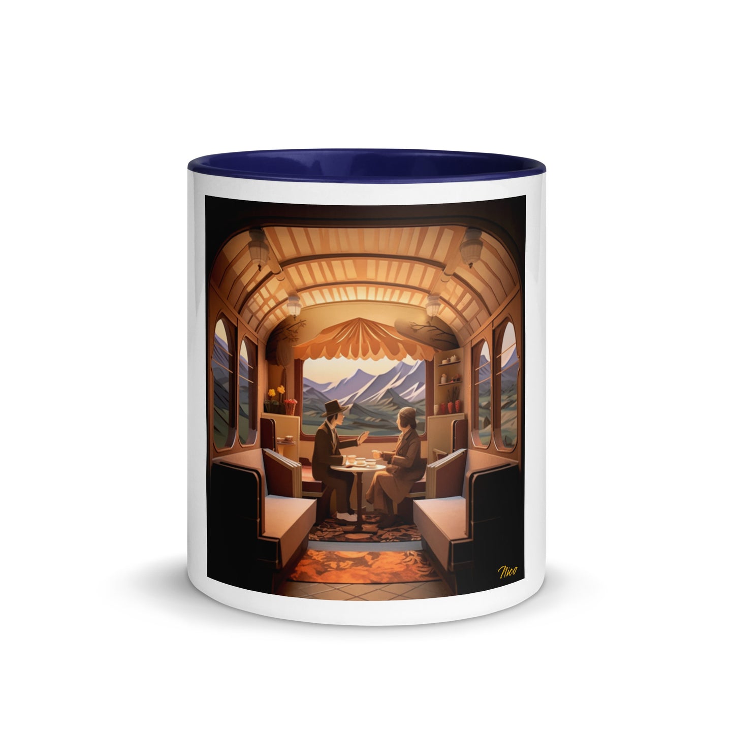 Orient Express Series Print #10 - Mug with Color Inside