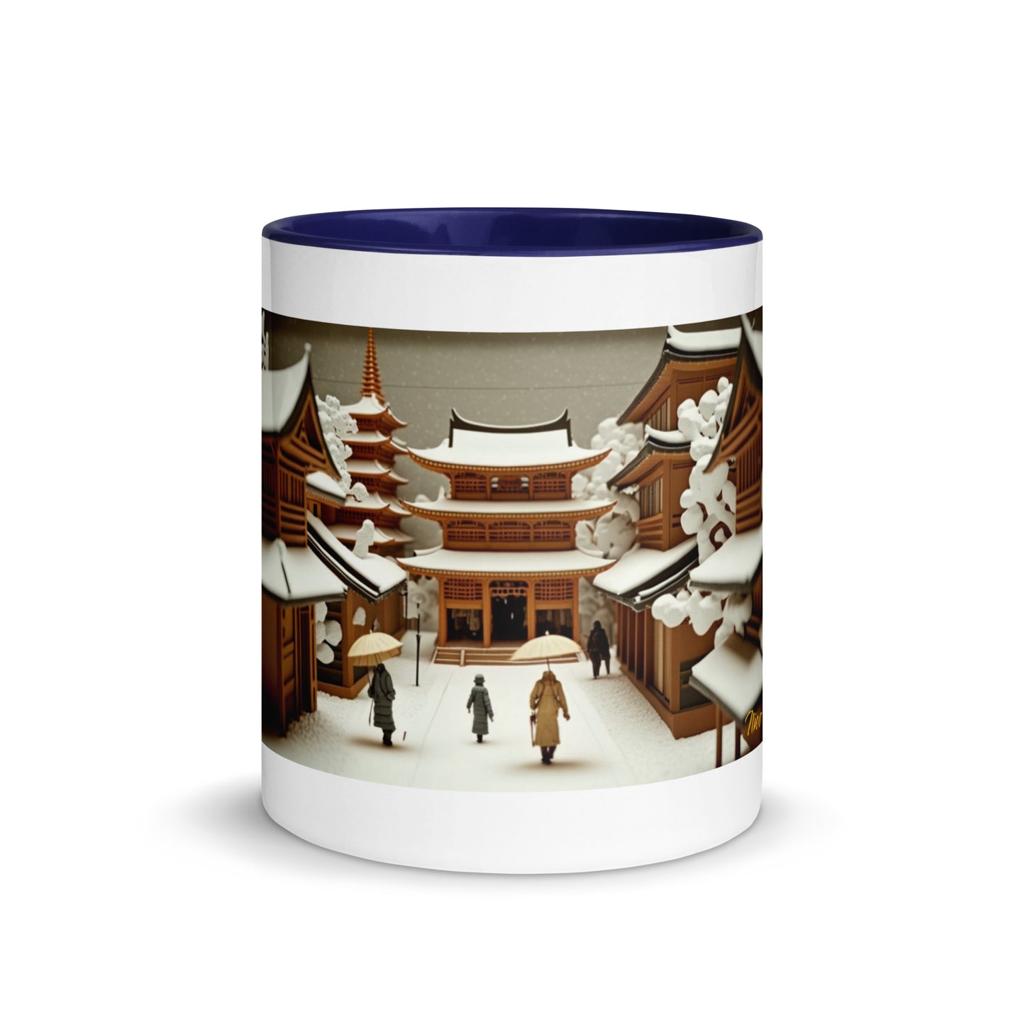 Asian Snow Series Print #10 - Mug with Color Inside