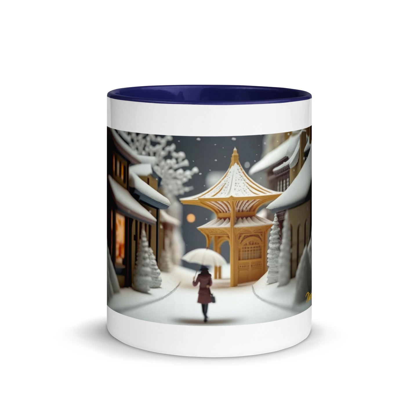 Asian Snow Series Print #5 - Mug with Color Inside