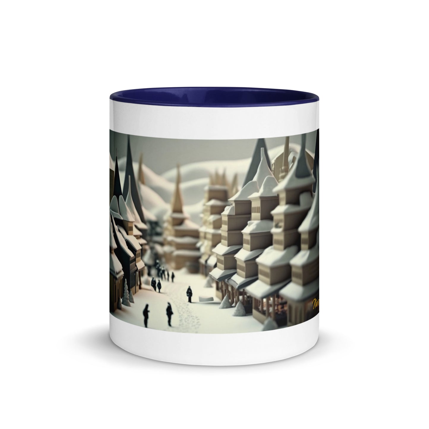 Asian Snow Series Print #1 - Mug with Color Inside