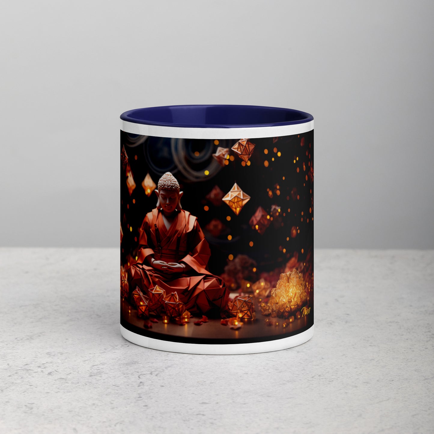 Ascending Buddha Series Print #7 - Mug with Color Inside