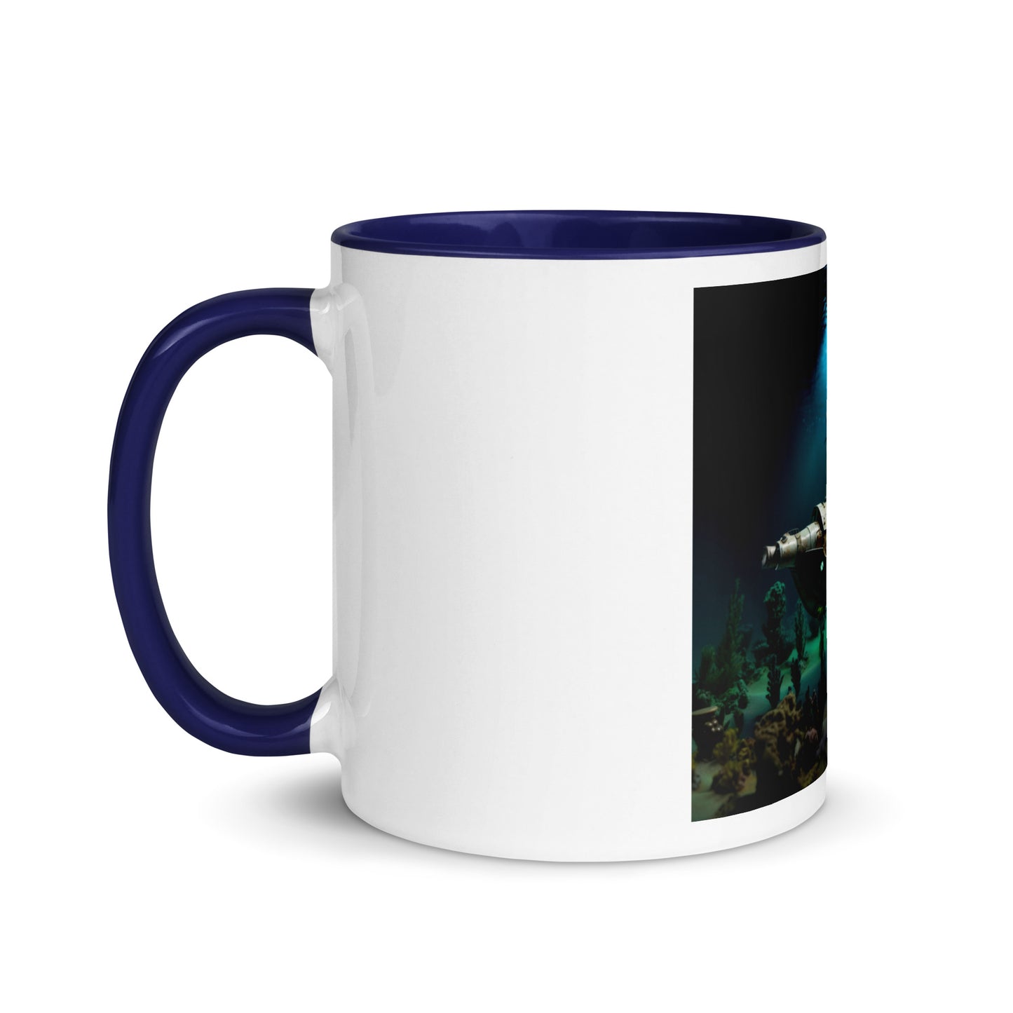 20,000 Leagues Under The Sea Series Print #7 - Mug with Color Inside