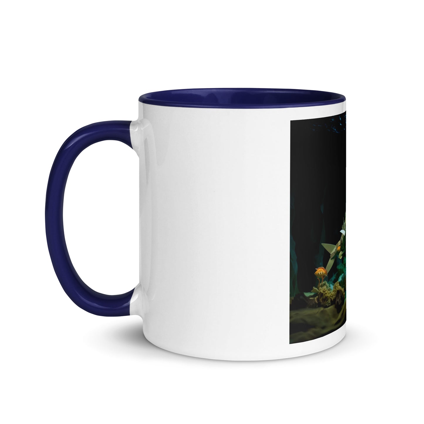 20,000 Leagues Under The Sea Series Print #8 - Mug with Color Inside