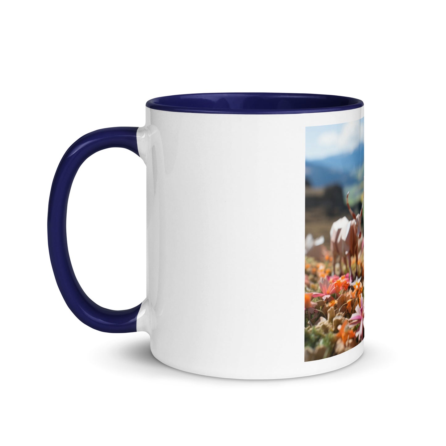 Meadow By The Farm Series Print #1 - Mug with Color Inside