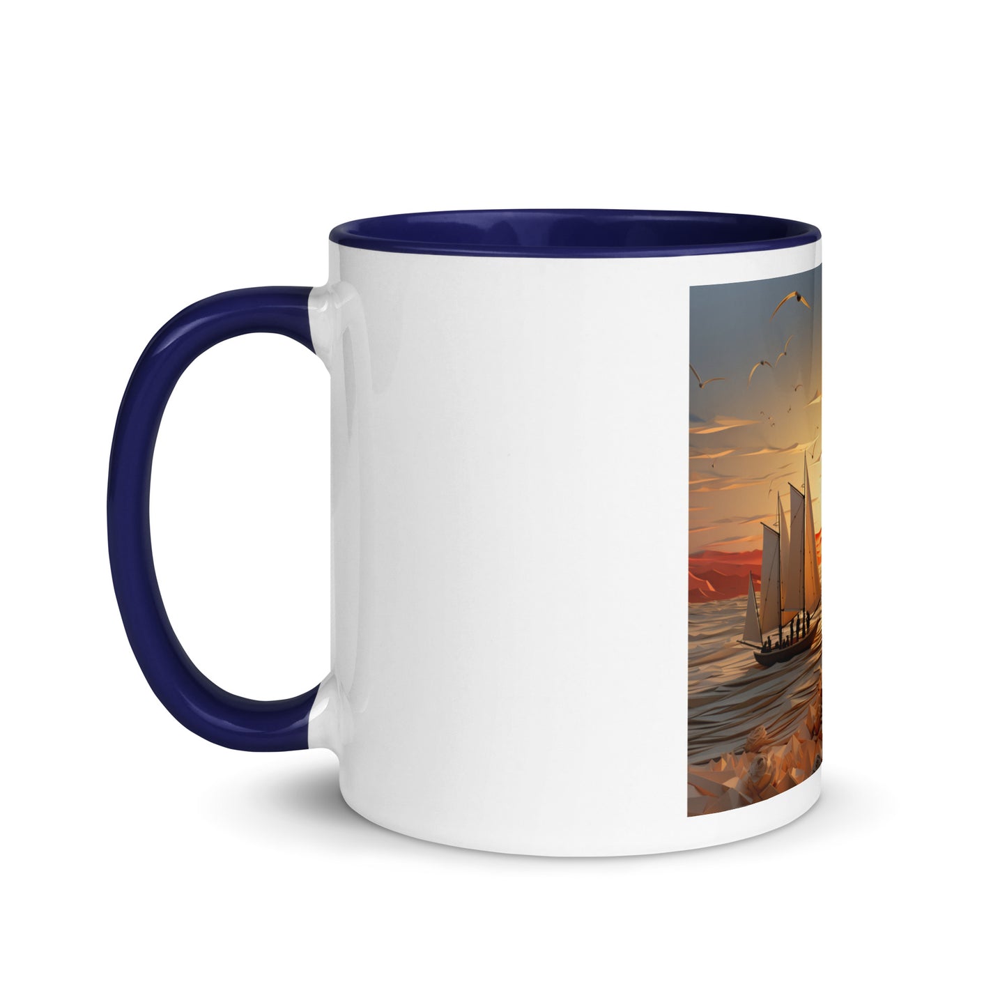 Into The Sunset Series Print #10 - Mug with Color Inside