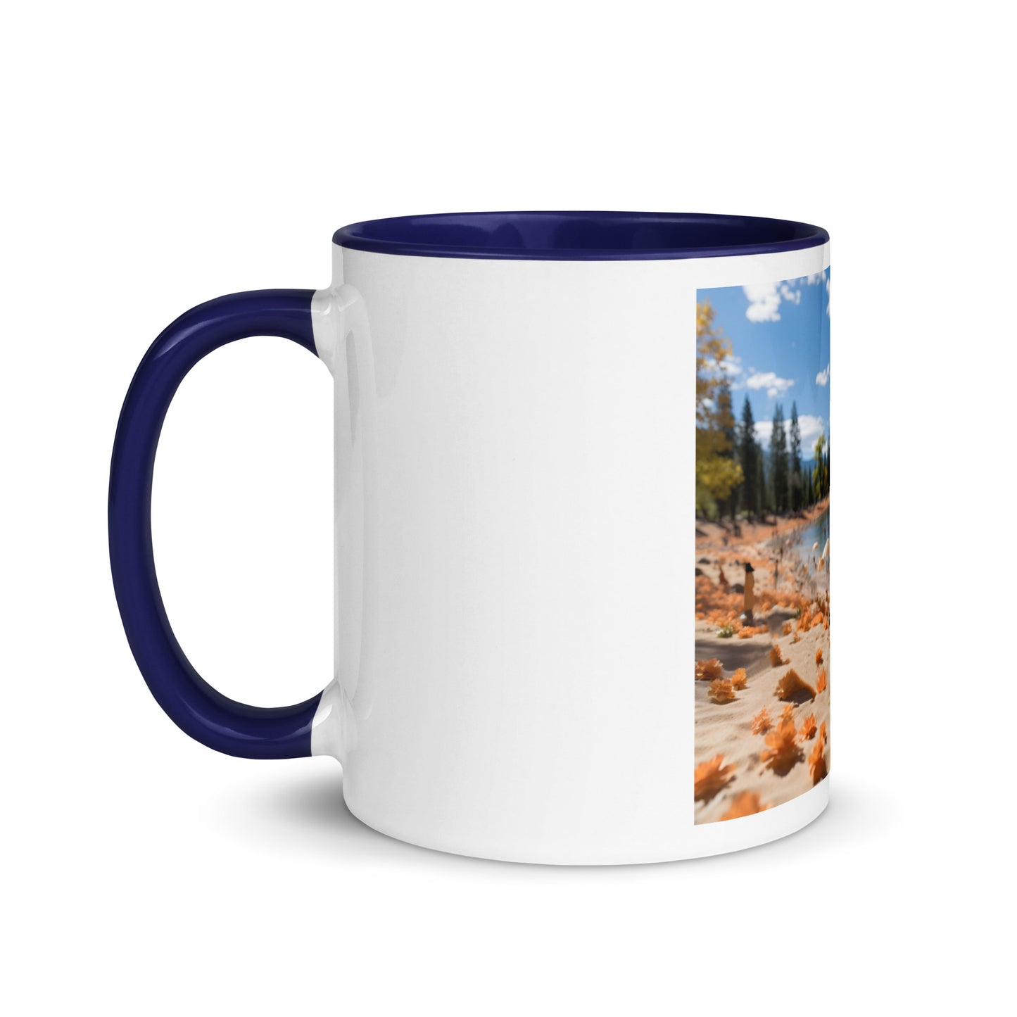 Atop The Mountain Lakeshore Series Print #8 - Mug with Color Inside